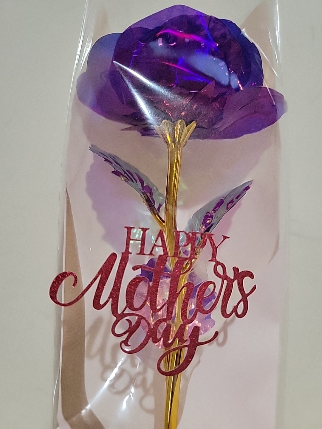 Happy Mother’s Day Eternal Rose Flower – 2nd+ FREE SHIPPING ( Crystal Purple )