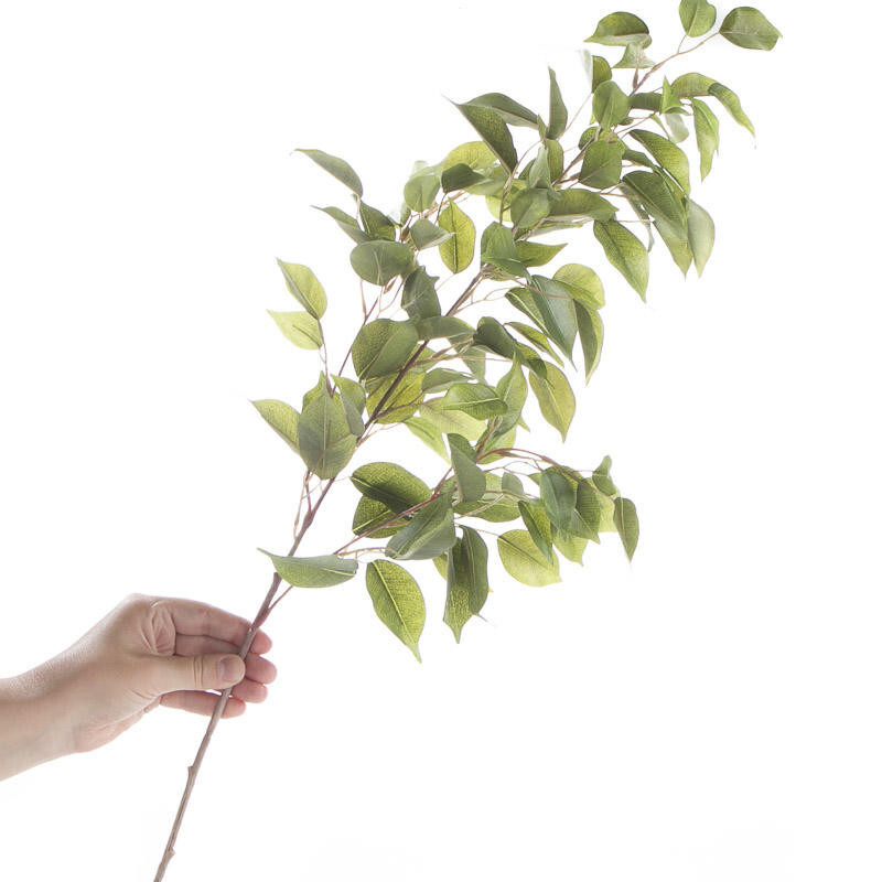 Set of 2 Artificial Ficus Leaf 34″ Sprays for Home Decor