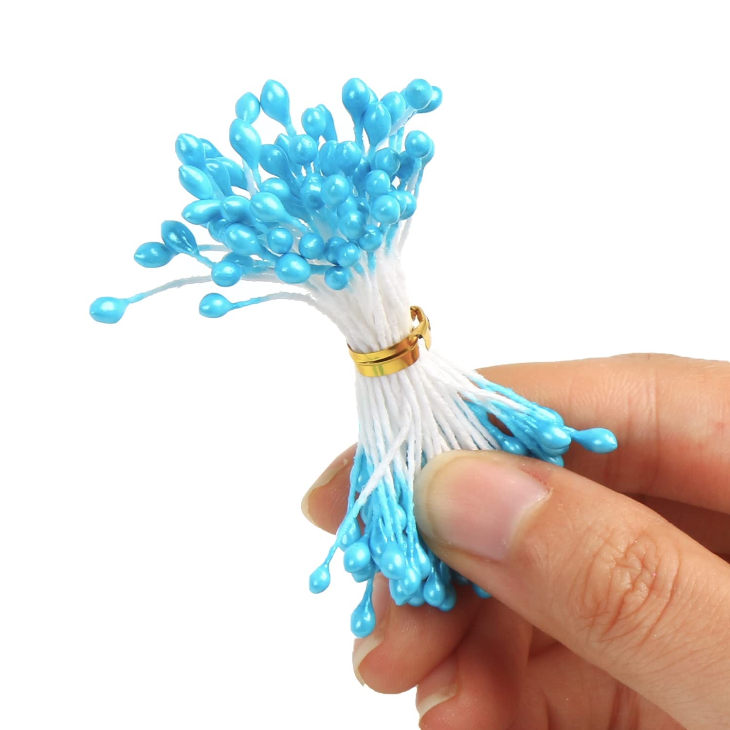 1360 Pcs 16 Colors 3mm Mixed Pearl Flower Stamens Craft Decoration Classic