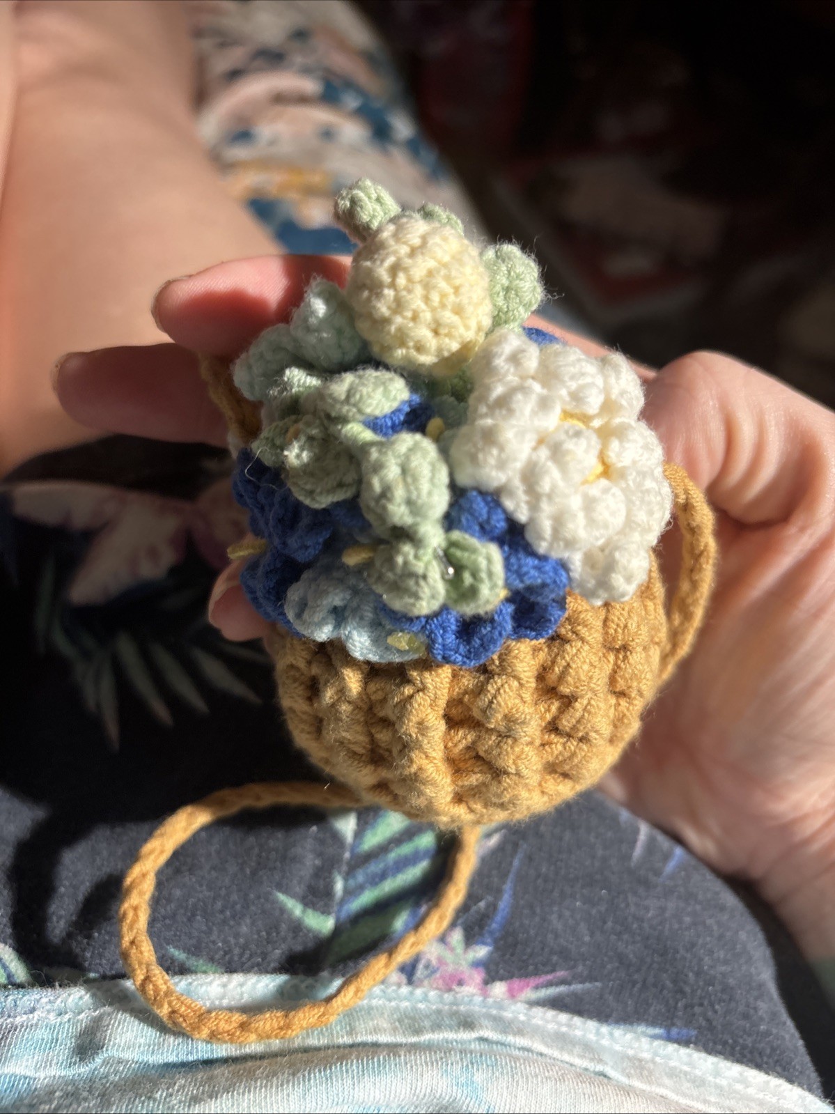 Hanging Plant Crochet For Car