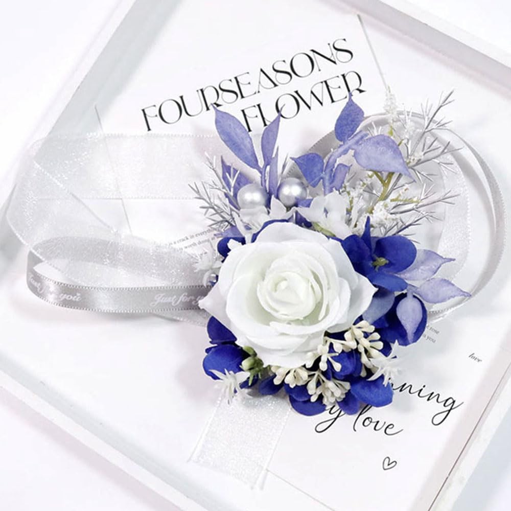Wrist Corsage and Boutonniere Set for Prom Homecoming Wedding Party Celebrati…
