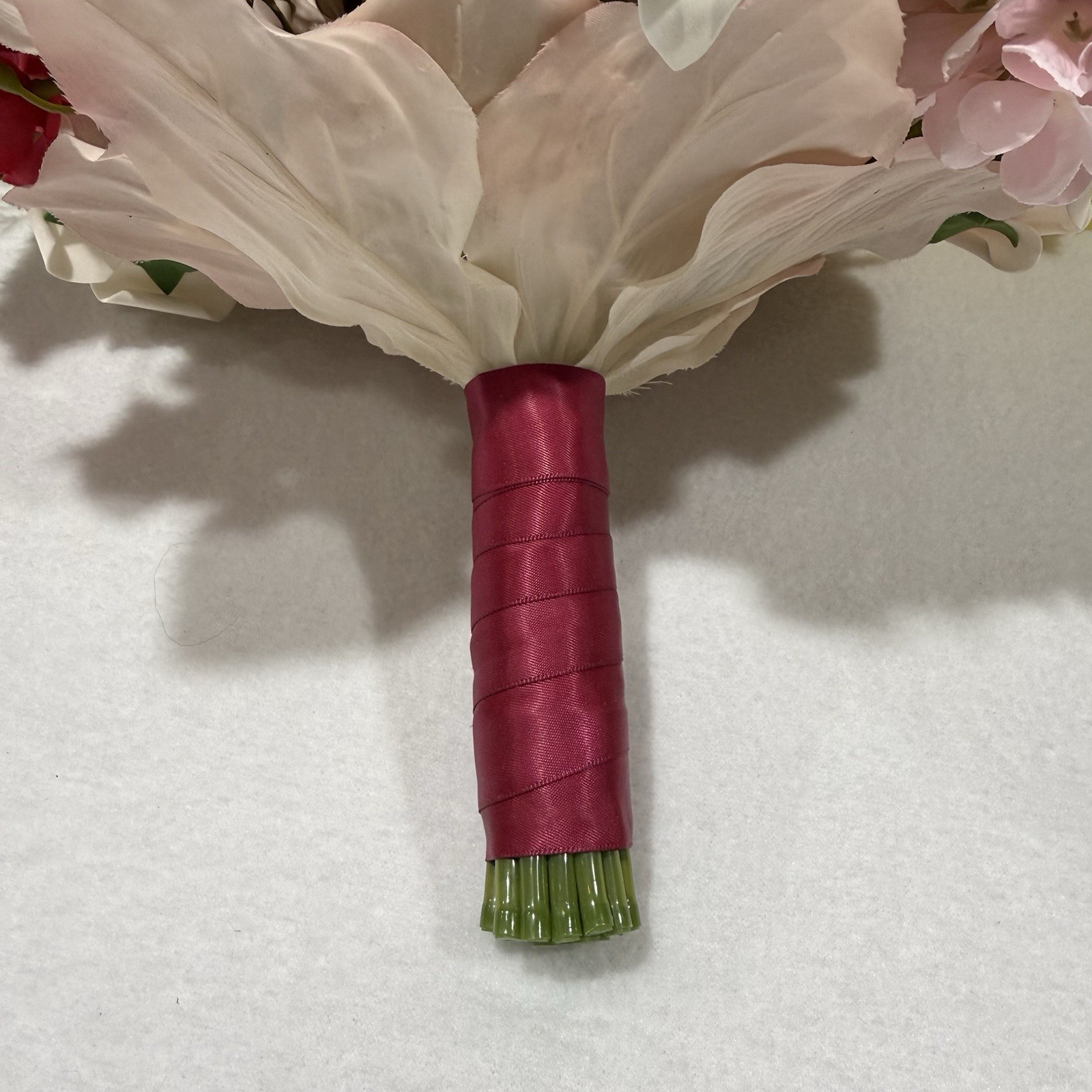 Elegant Silk Artificial Spring Flowers Wedding Bouquet Bridal Bridesmaid