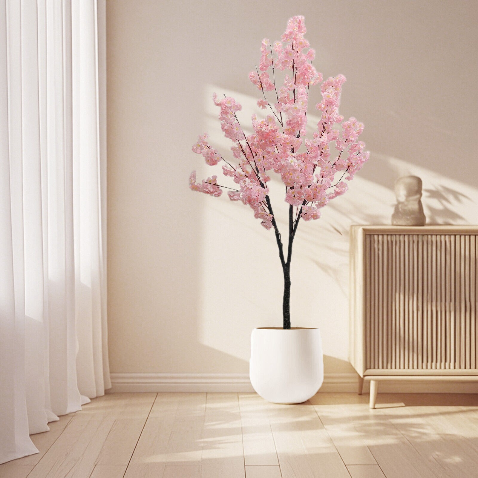 Cherry Blossom Bonsai Styled Artificial Tree Pink Sakura Tree 4FT/5FT/6FT