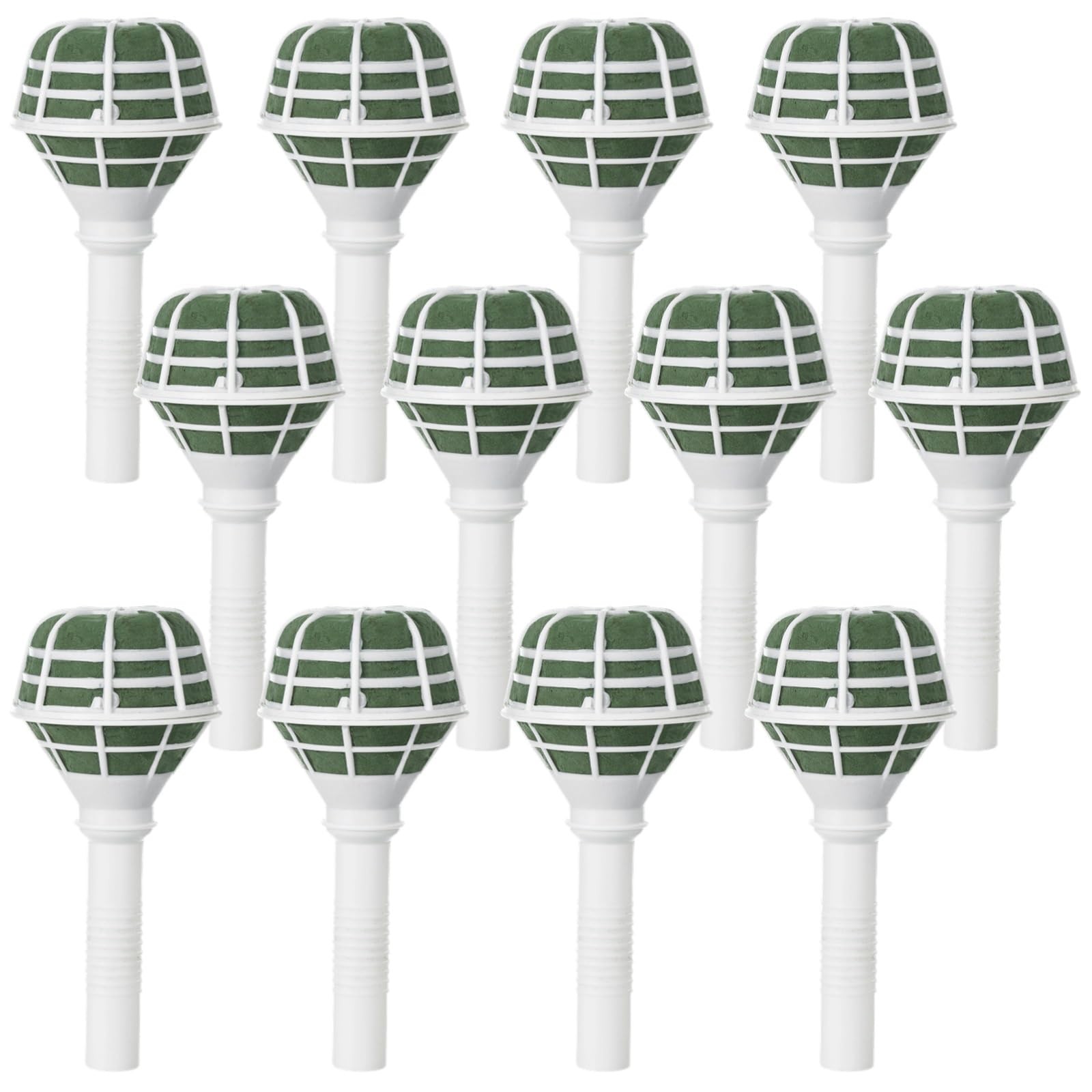 12 Pcs Flower Bouquet Holders, Wedding Bridal Bouquet Handle Holders, Round F…