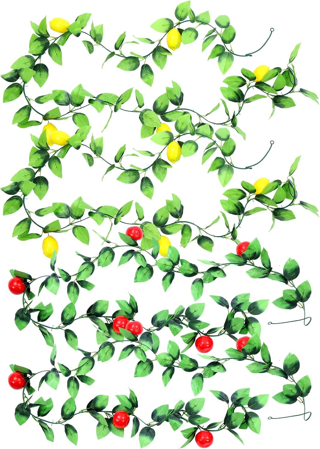 4 Pcs Sukkot Sukkah Decorations Apple Etrog Garland Fruits Hanging Banner Jewish