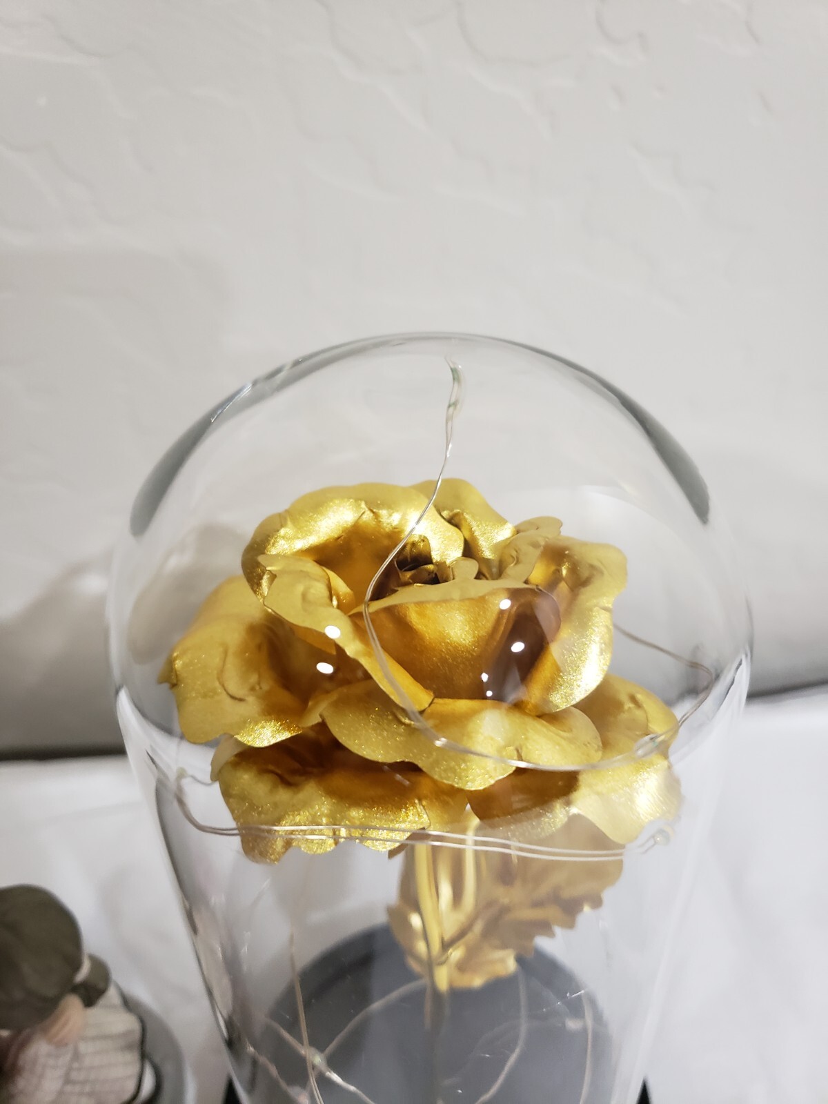 Galaxy Rose in Glass Dome LED Enchanted Flower Valentine’s Day Birthday Gift