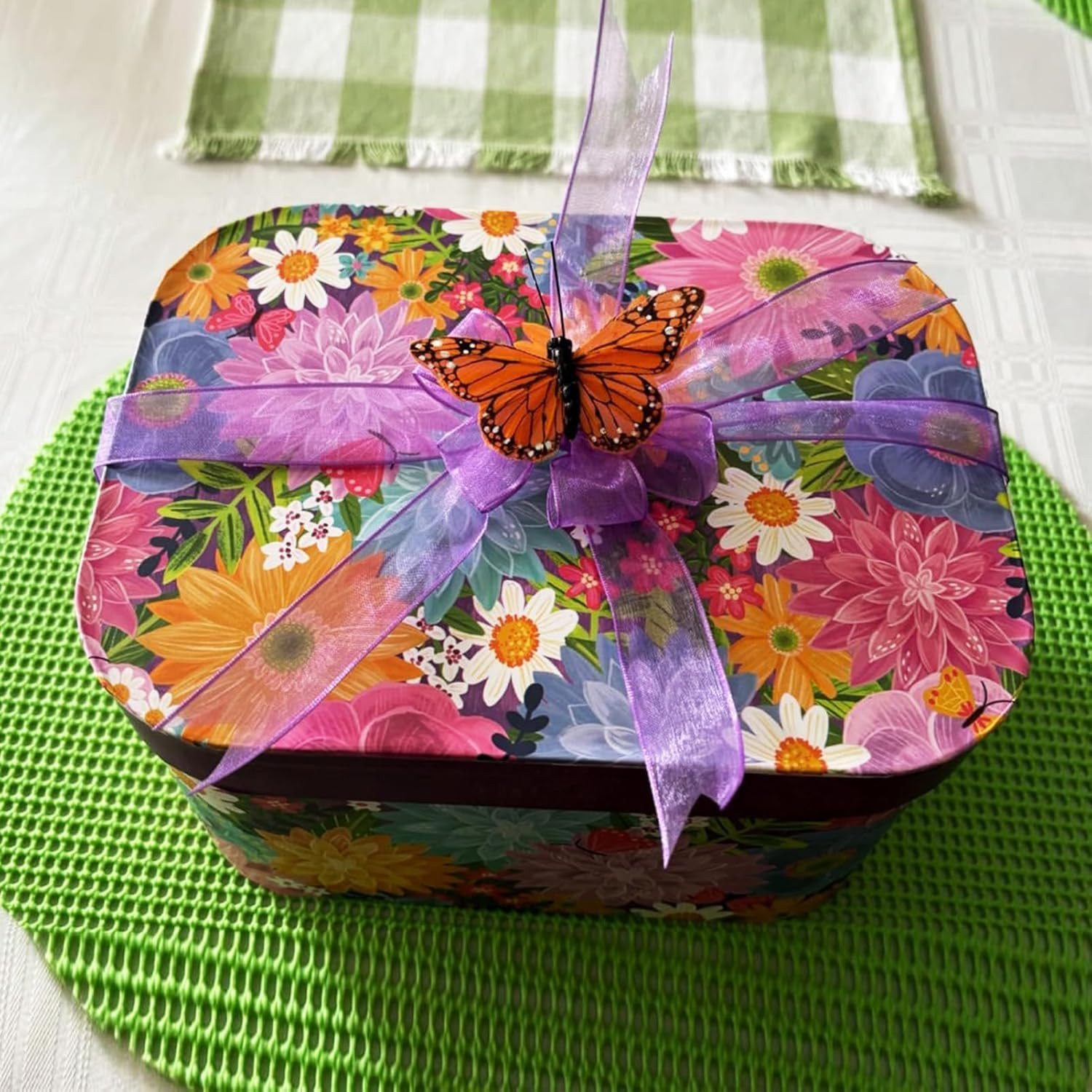 Feather Butterfly Set of 12 Clip on Artificial Butterflies for Crafts Flower Bou