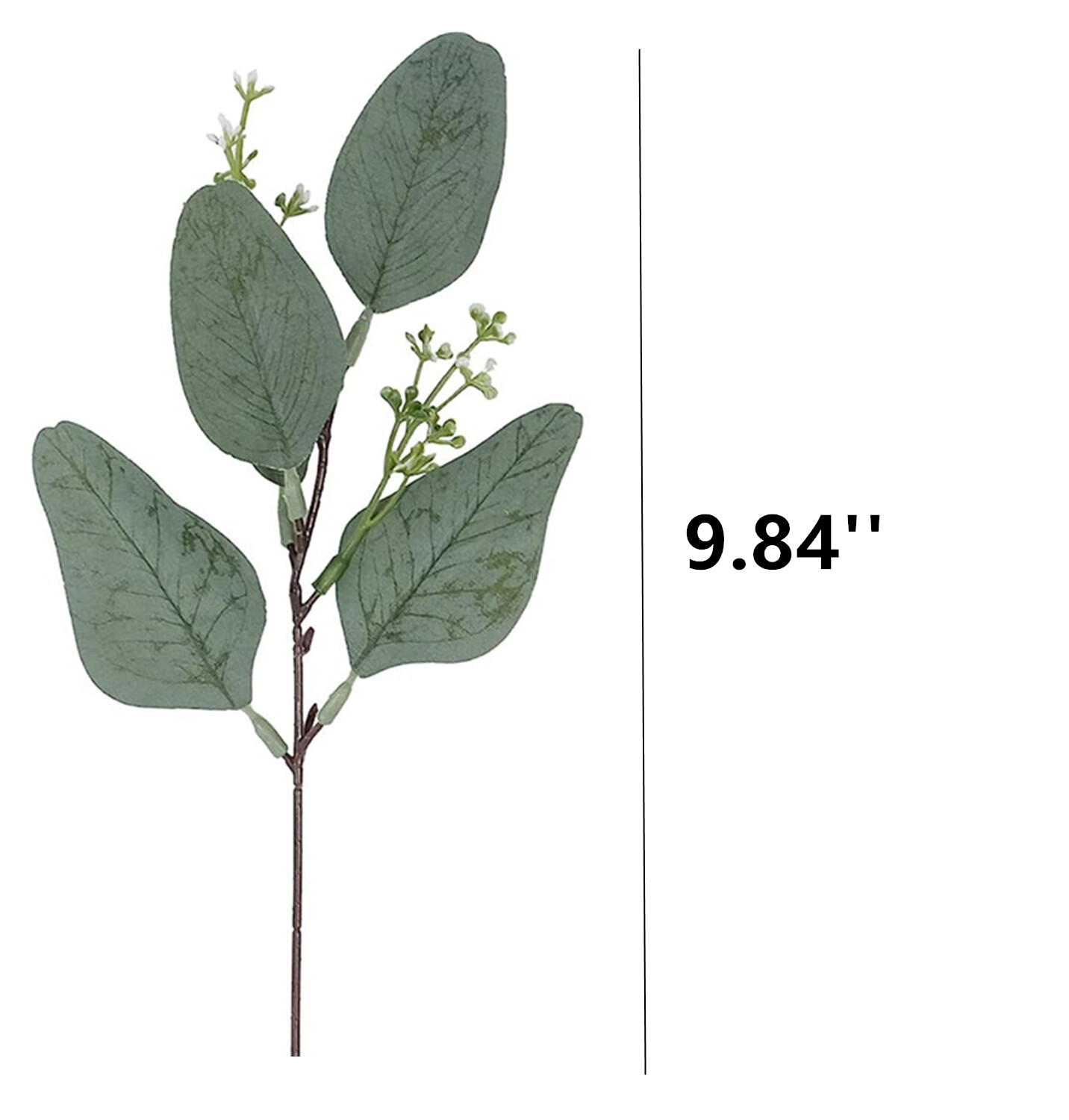 10/20 Artificial Eucalyptus Leaves Stems Garland Wreath Wedding Plant Home Decor