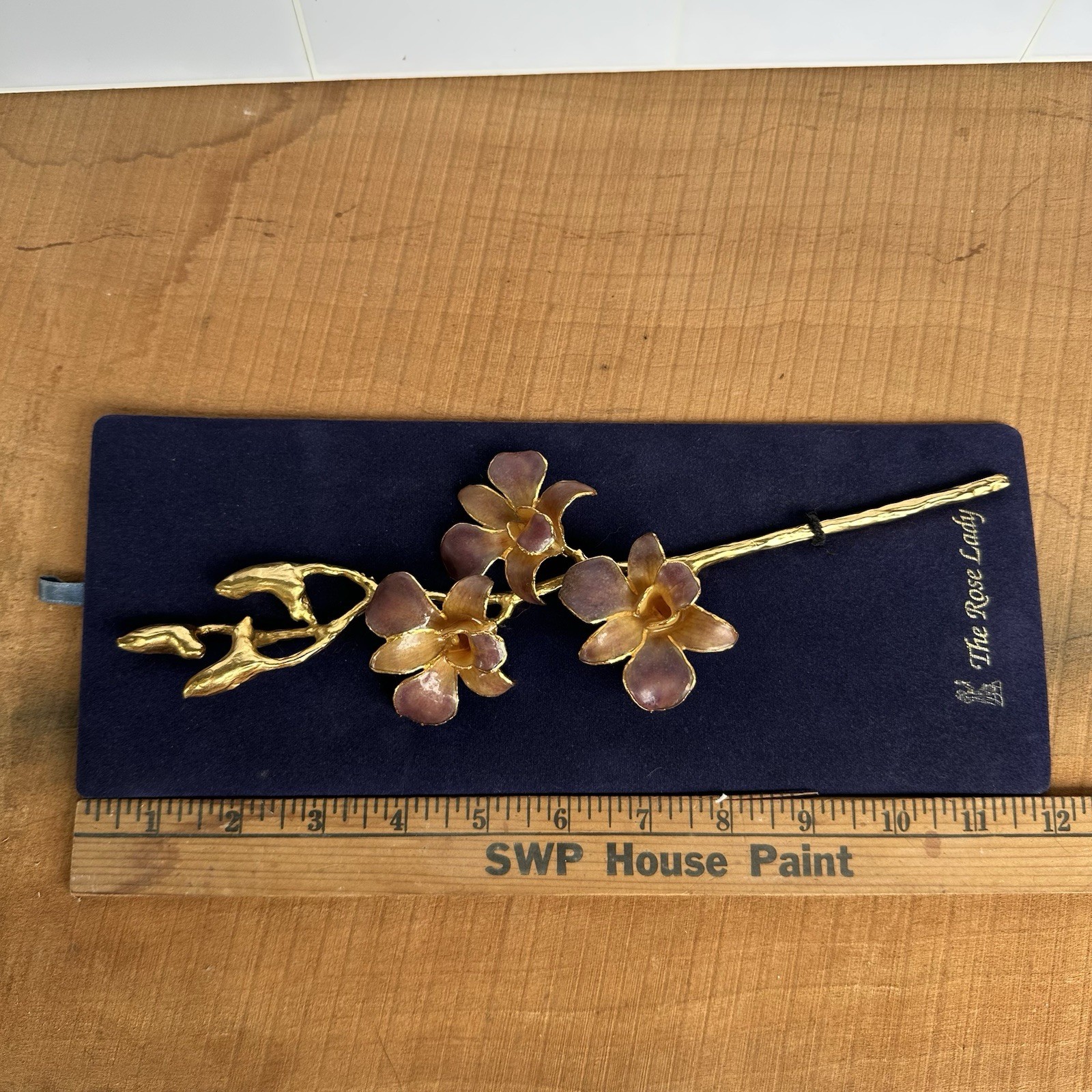 24k Gold Dipped Orchid Flower made by The Rose Lady