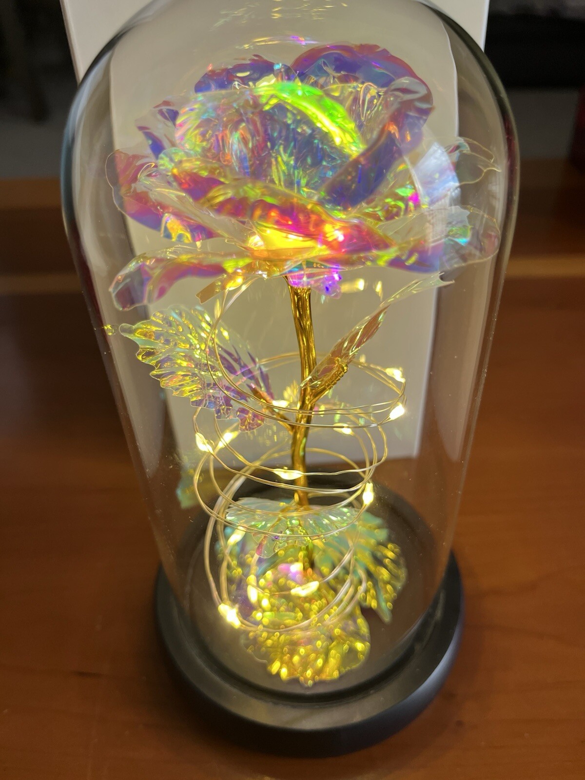 Love Forever Light Up Artificial Flower Anniversary And Birthday