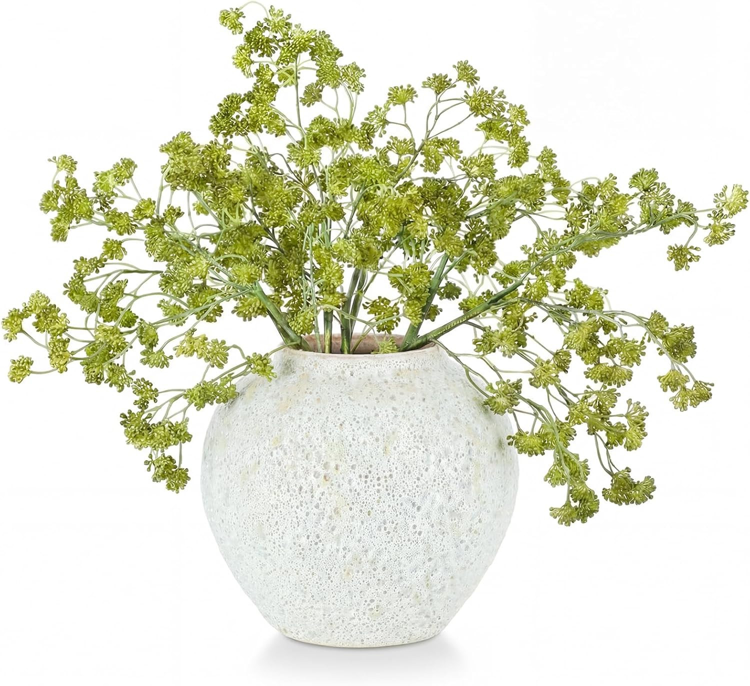 3 Pcs Green Faux Berry Stems for Vase, 32 Inch Artificial Greenery Stems Branche