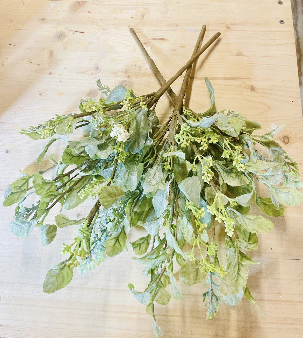 Mixed Lamb’s Ear Pick, 17” 1 Stem