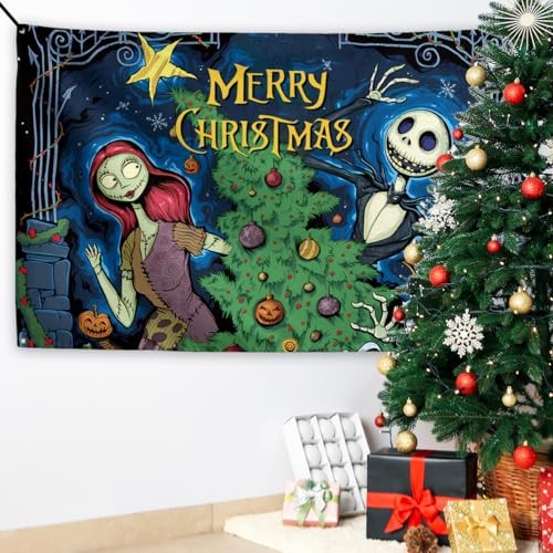 Christmas Decorations Back Drop Banner New Year Winter Xmas Decor for Home