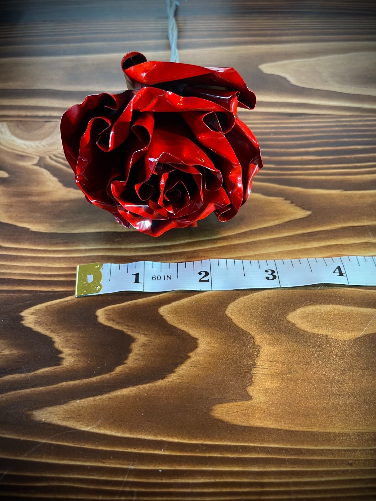 VALENTINES Day Hand Crafted welded metal ROSE or ROSES Love GIFT W/Thorny Stem !