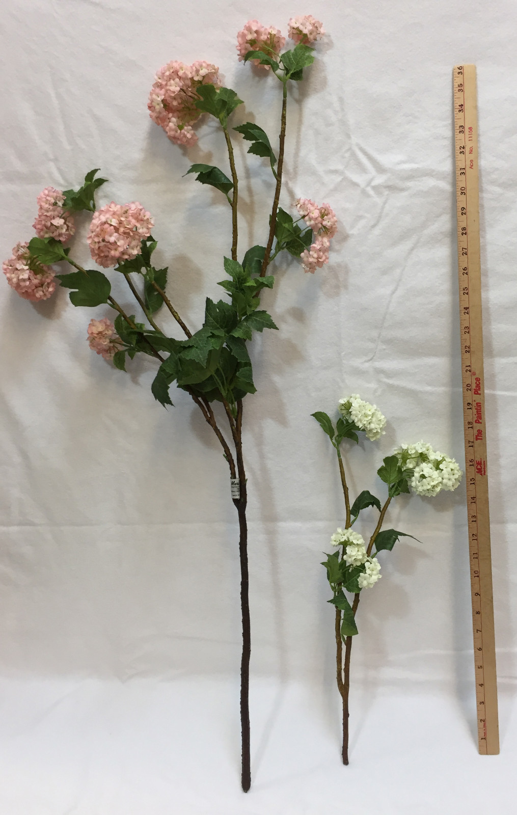 Lilac Flowers Long Stem 40″ Pink Purple White Artificial Stem Blossoms Set 6