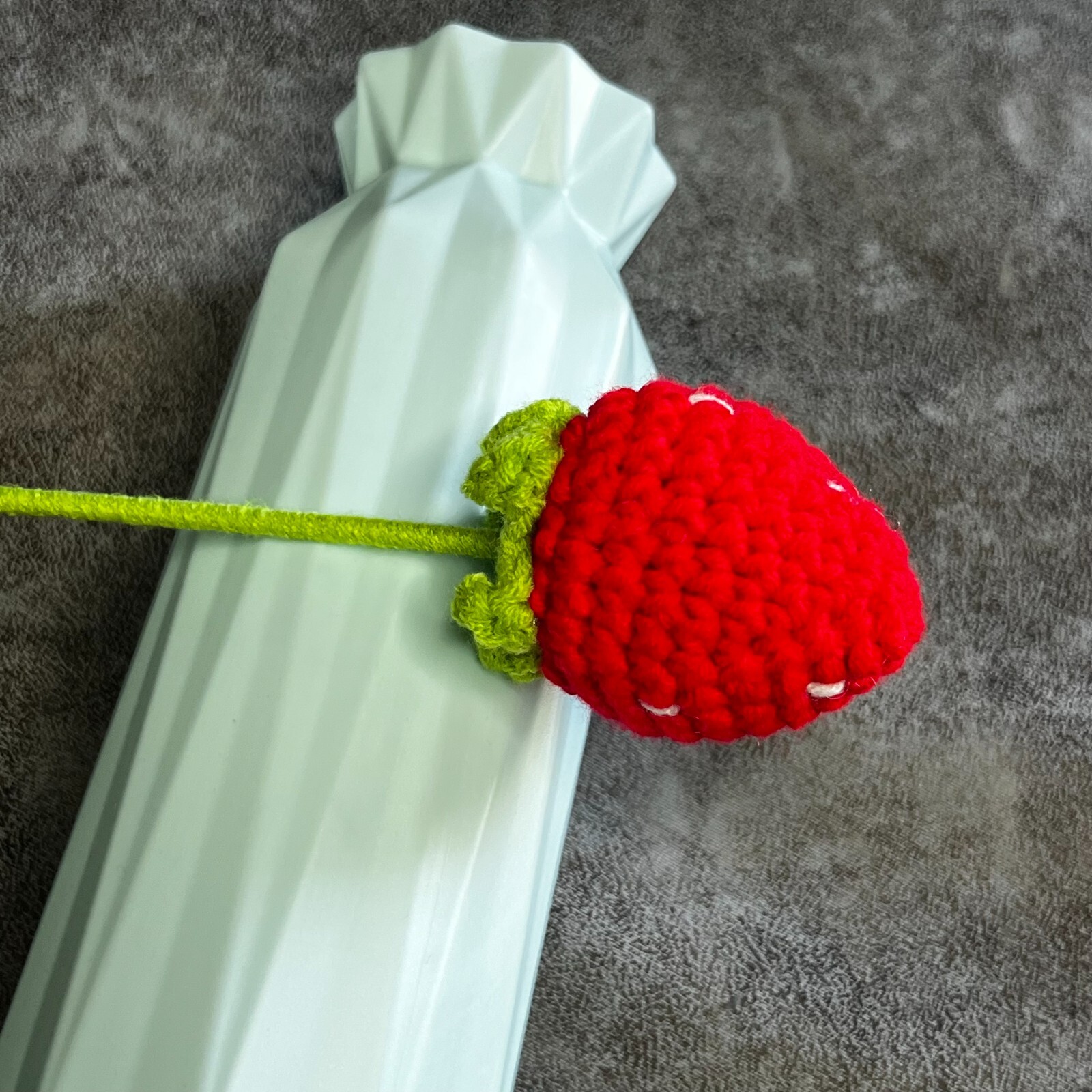 Hand Knitted Flower Yarn Crochet Flowers Hand Craft