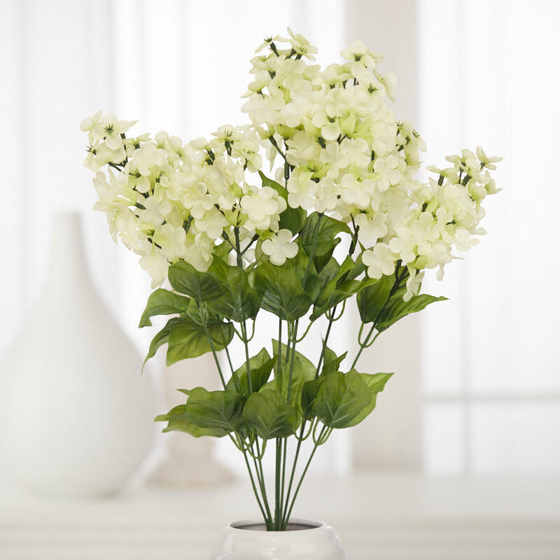 Factory Direct Craft 20-1/2″ Light Green Artificial Lilac Floral Bush