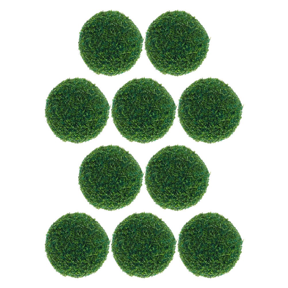 10 Pcs Miniature Artificial Plant Spheres For Fairy Garden And Model Building