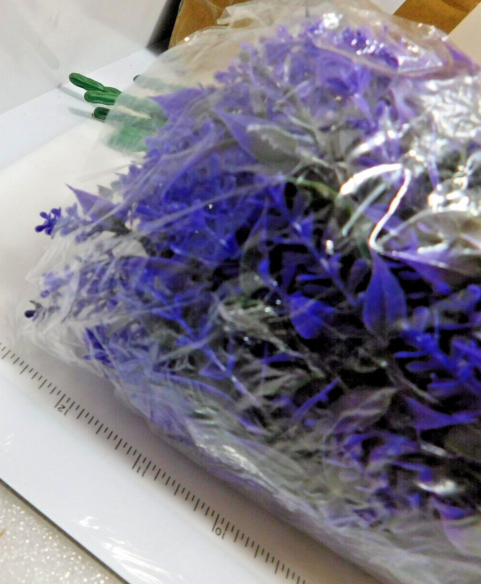 Lavender Flowers Artificial 12Pcs Faux Fake Lavender Plants Artificial Lavender