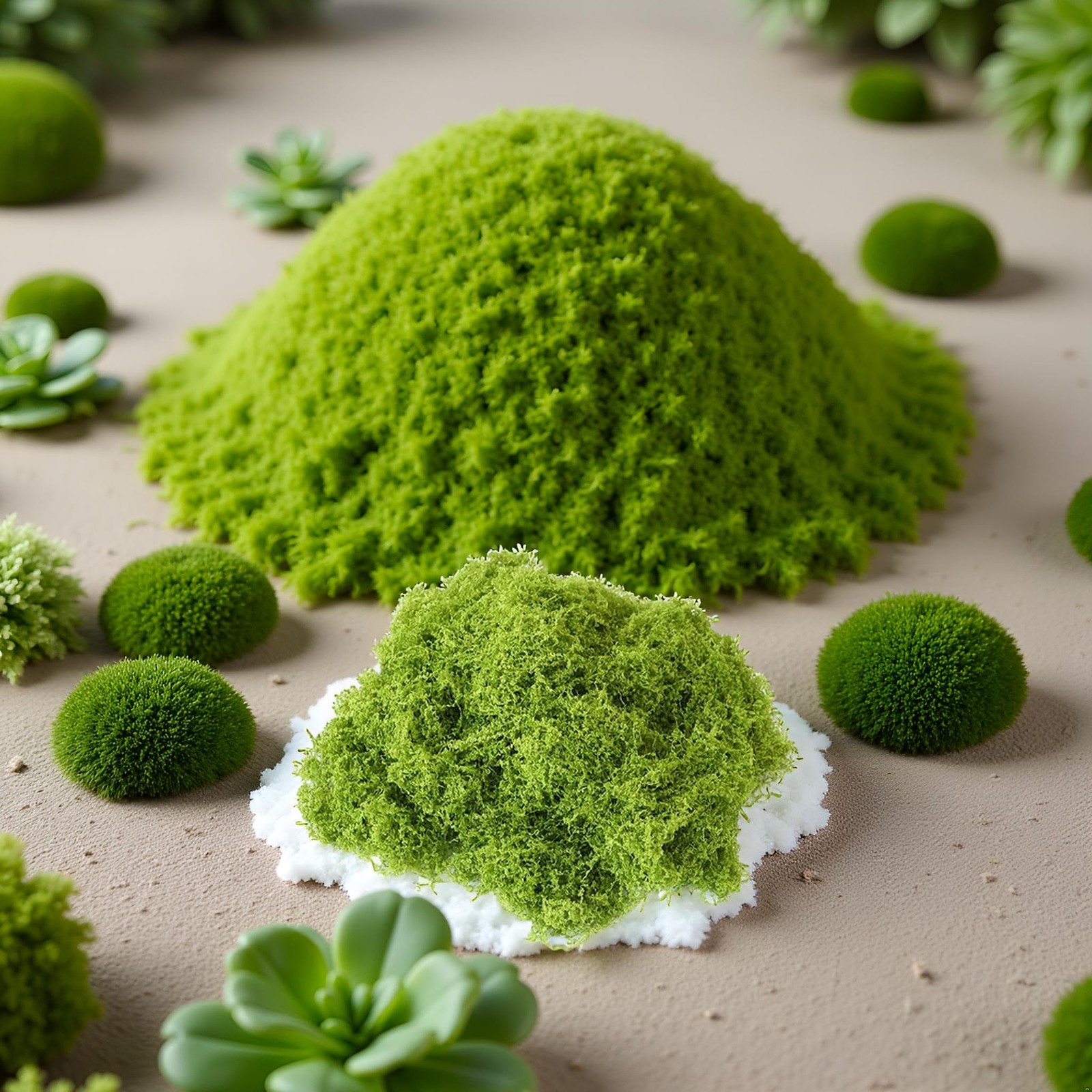 Green Fake Moss,Plastic Artificial Moss,Realistic Looking Faux,Preserved for …