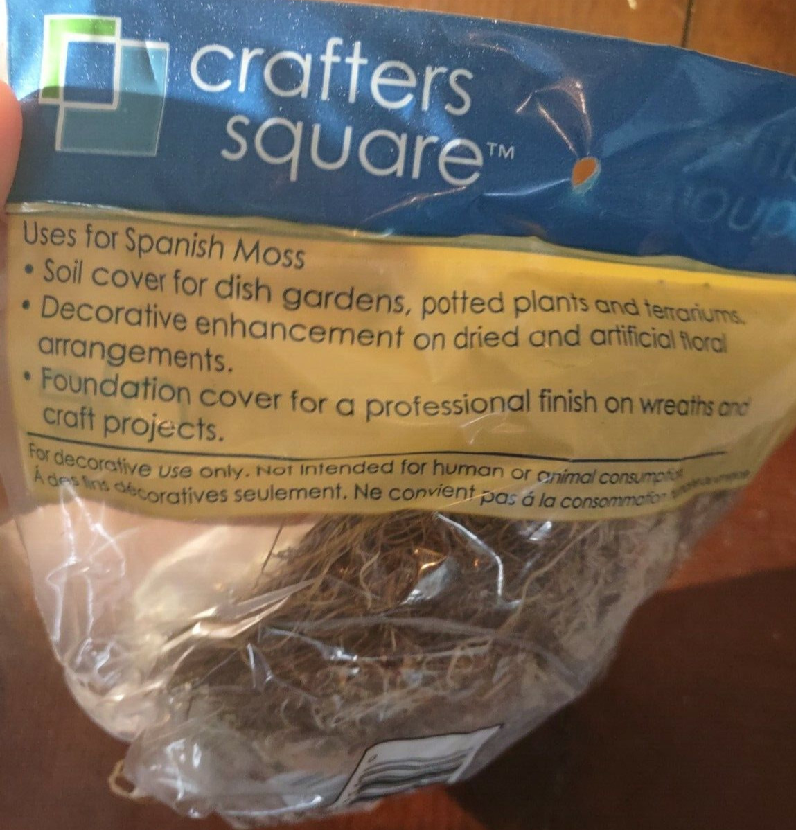 Crafter’s Square Spanish Moss 125 Cu In/2 L-Brand New-SHIP N 24 HOURS