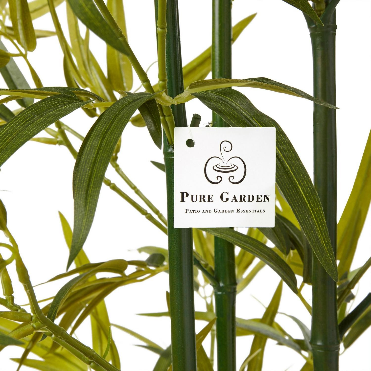 Pure Garden Artificial Potted Bamboo Silk Tree