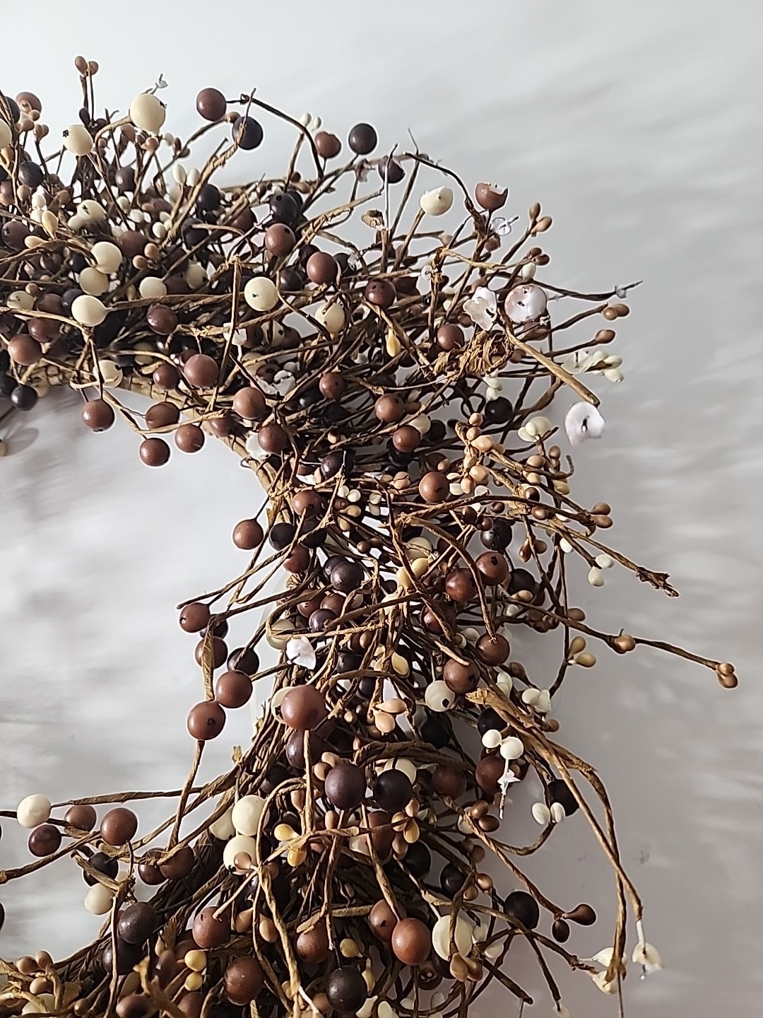 Autumn Wreath Artificial Berries. Fall Decor Indoor Outdoor Accent 20″