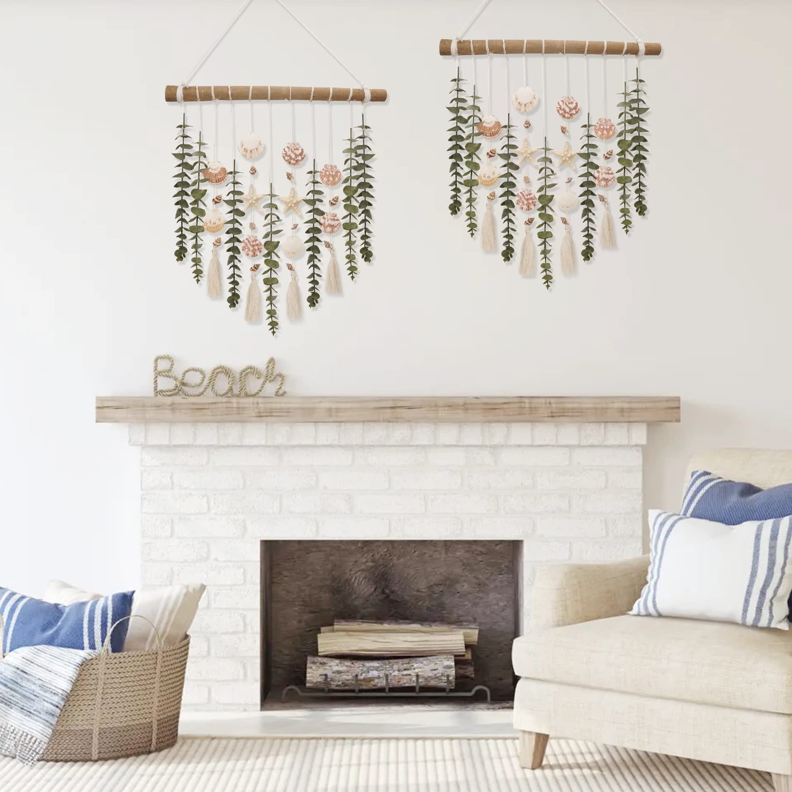 Bathroom Wall Decor Artificial Eucalyptus Boho Bedroom Decor Fake Eucalyptus …