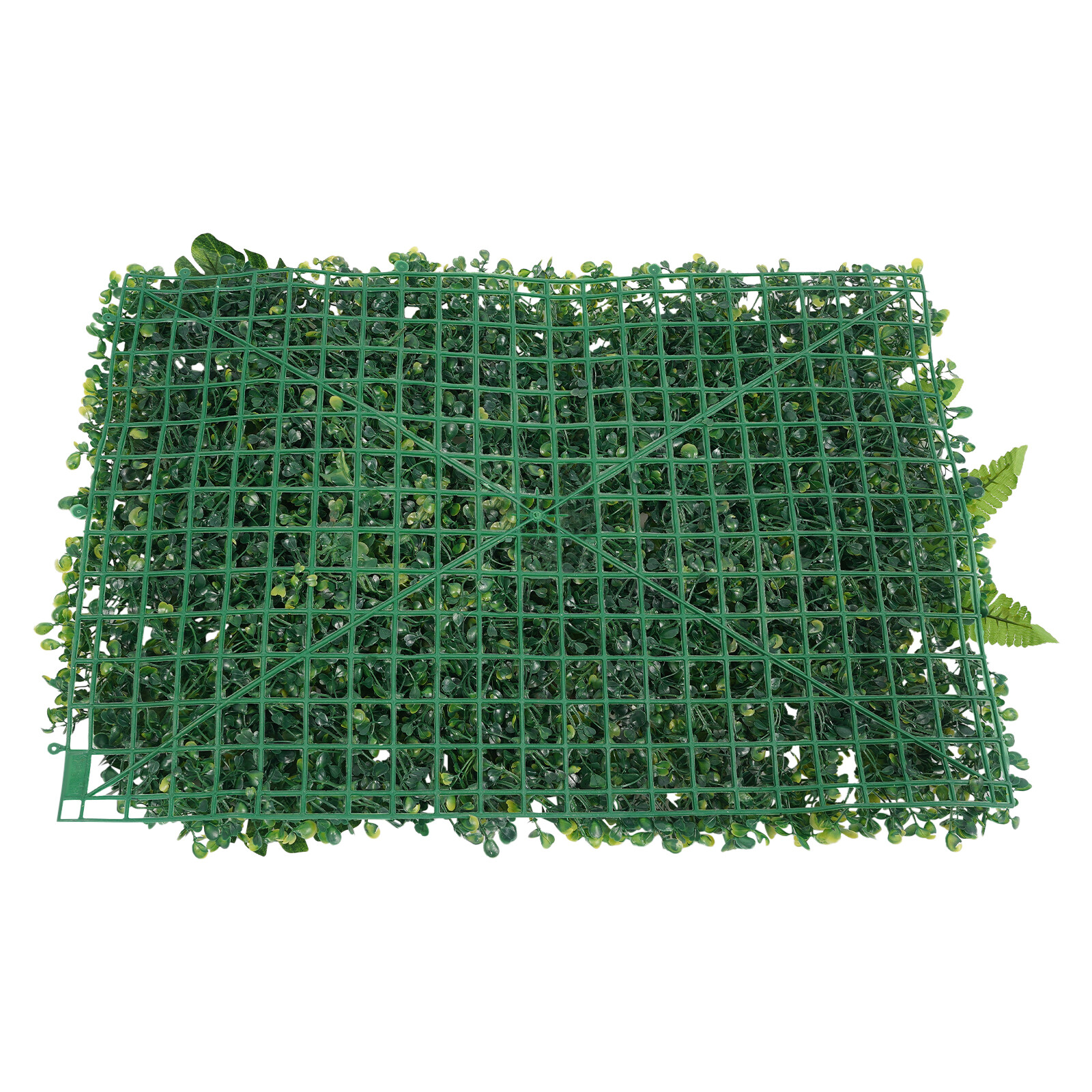 6pcs Artificial Plant Foliage Hedge Grass Mat Greenery Wall Fence Panel Green