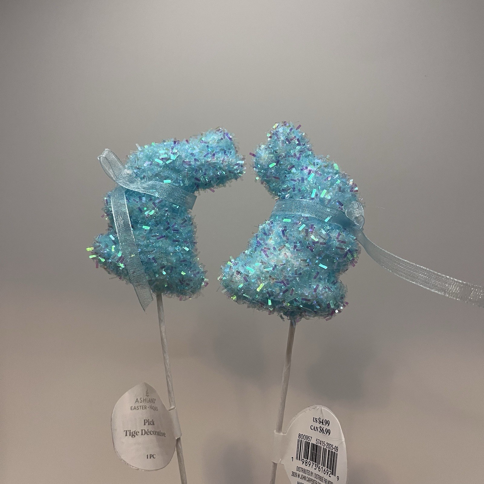 Blue Bunny Easter Mini Picks Pack Of 2 – NEW w/ Tags
