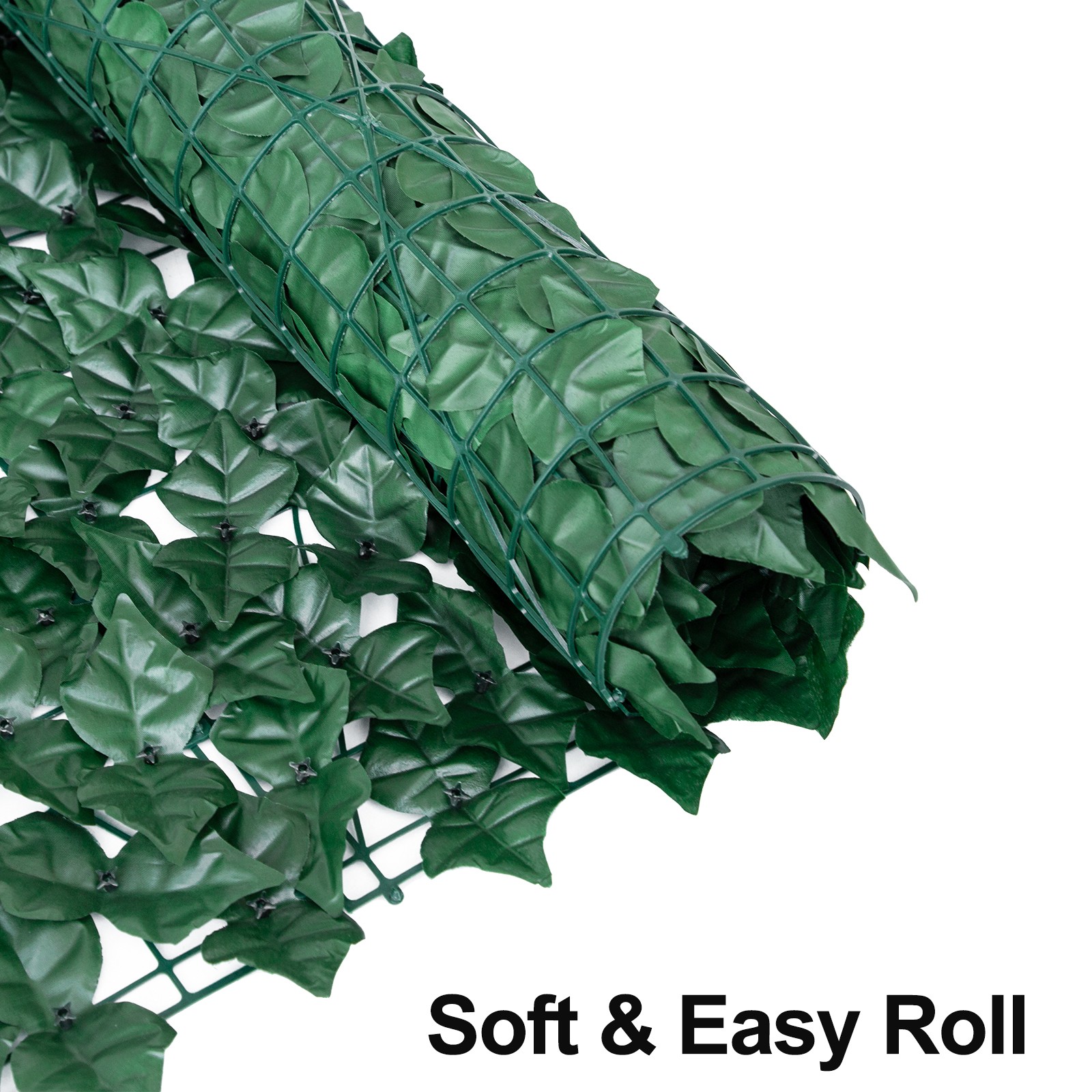 118″x39″ Artificial Privacy Fence Wall Screen Faux Ivy Leaf Outdoor Garden Decor