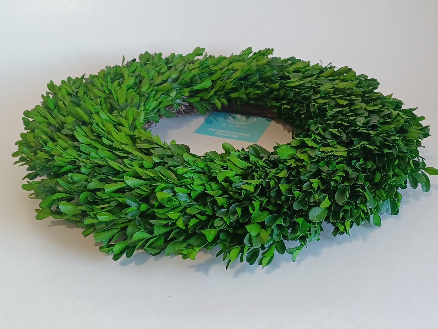 16″ Preserved Real Boxwood Wreath Home Door Decor. Martha Stewart Home, New