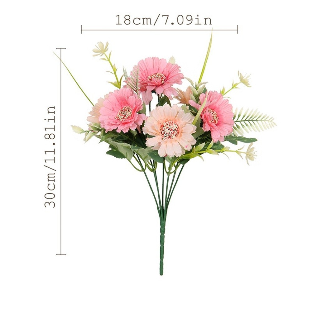 32cm Premium Silk Sunflower for Wedding Decoration Outdoor Photo Session Prop
