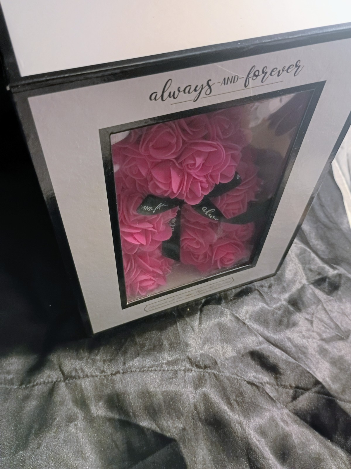 Always & Forever Pink Rose Flower Bear 10″ Gift Boxed Anniversary Valentine