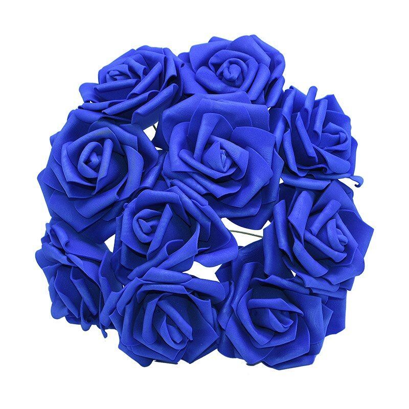 10/20/30 8cm Artificial Rose Head PE Foam Flower Bouquet For DIY Decoration NEW