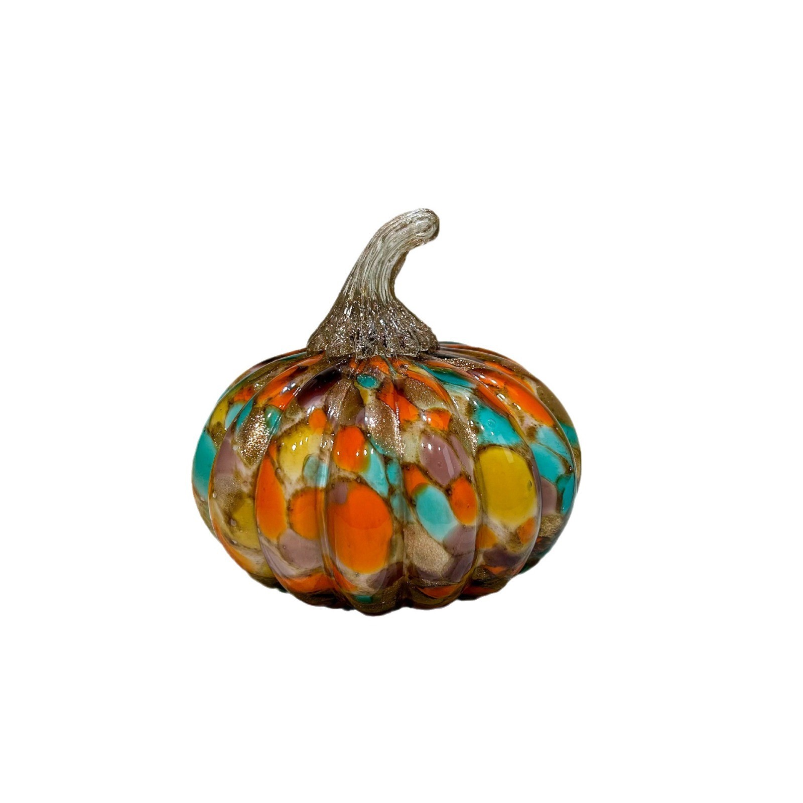 Modern glazed design light luxury pumpkin art ornament