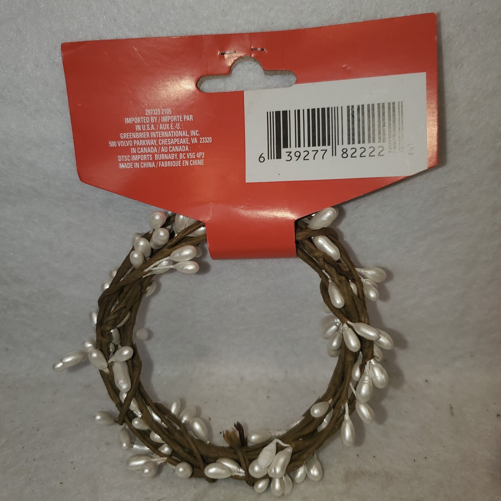 3 IVORY Primitive Pip Berry Garland Single Ply Roping Strand Vine 9ft each