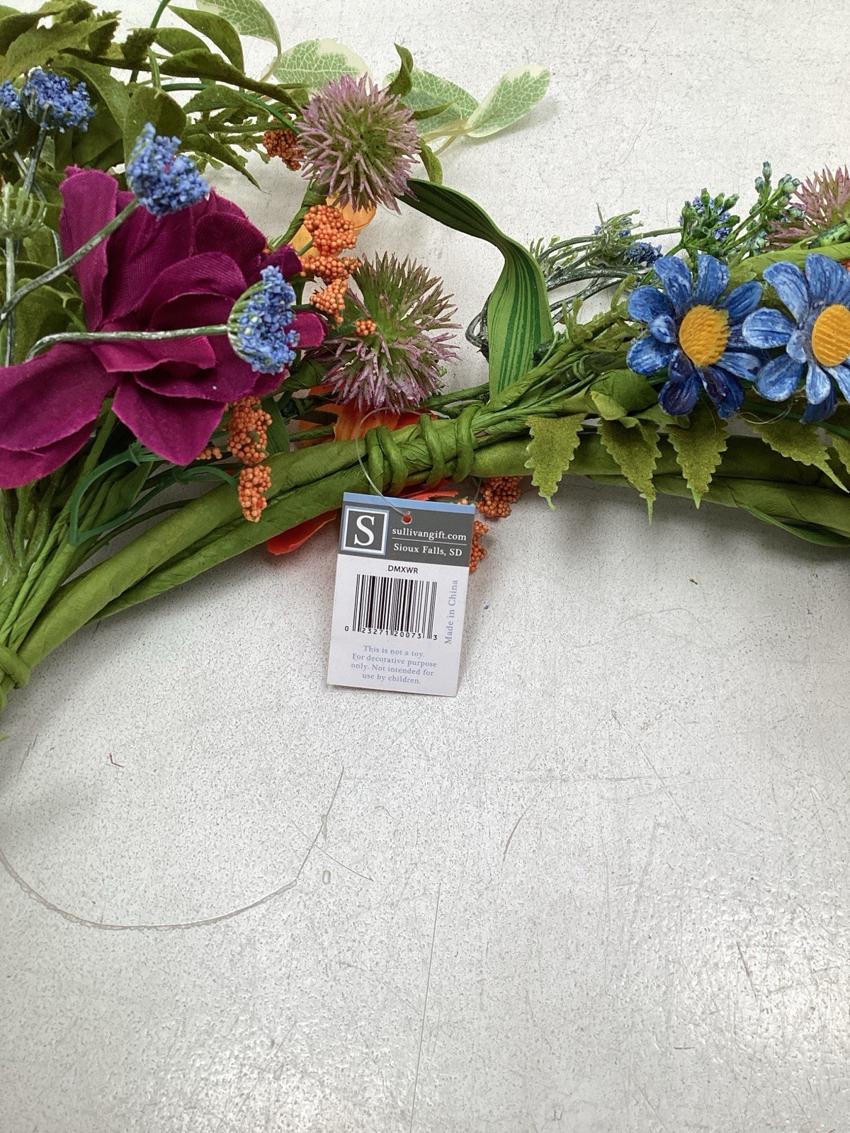SULLIVANS 21″ Artificial Dahlia Mix Wreath