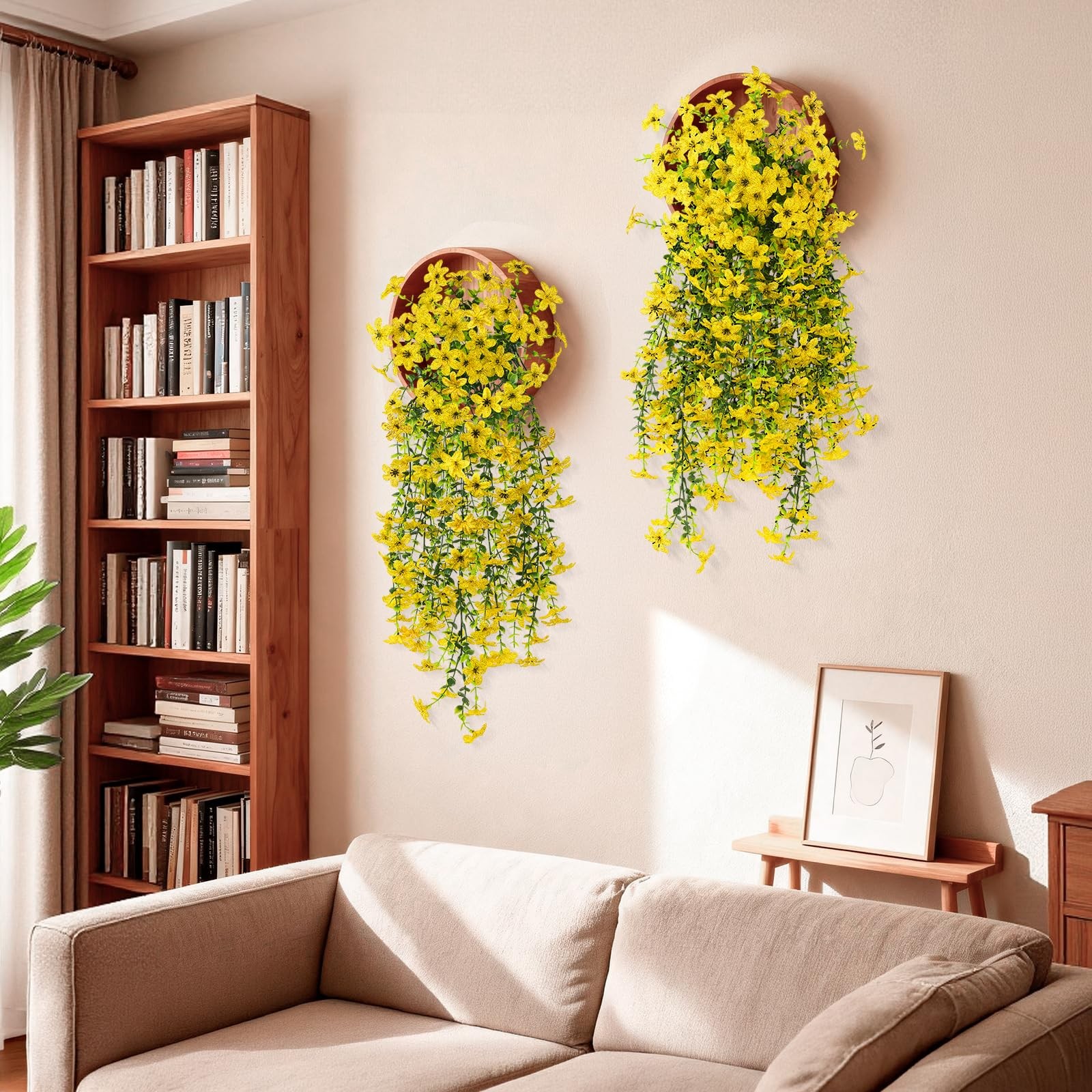 Artificial Fake Hanging Flowers Plants for Outdoor Spring Summer Decoration,2…