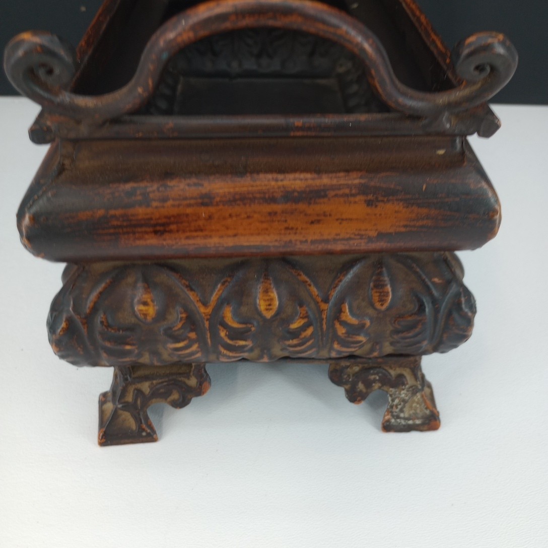 Metal Decorative Centerpiece Antiqued Finish SEE DETAILS