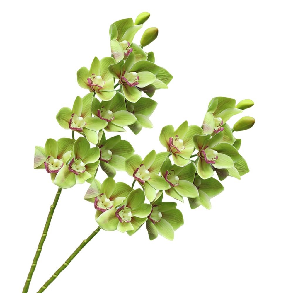XZJMY 28.4″ Artificial Phalaenopsis Flowers,Latex Phalaenopsis Branches,3D Fa…
