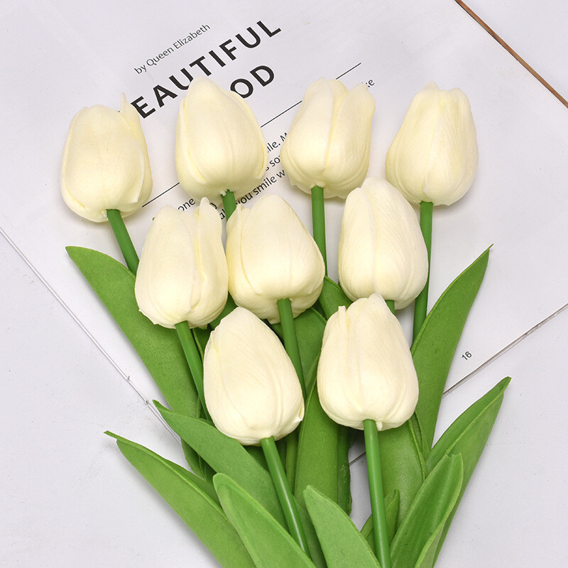 New Plastic Tulips Art Artificial Flowers For Home Decor Wedding Party Ceremony