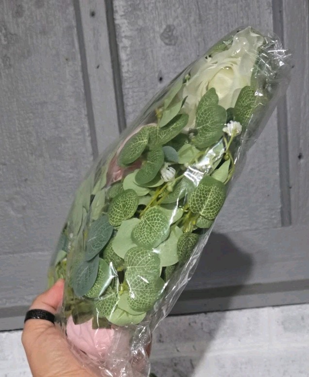 Artificial Flowers Variety Garland Roses Eucalyptus Peonies Reed Grass Pampas