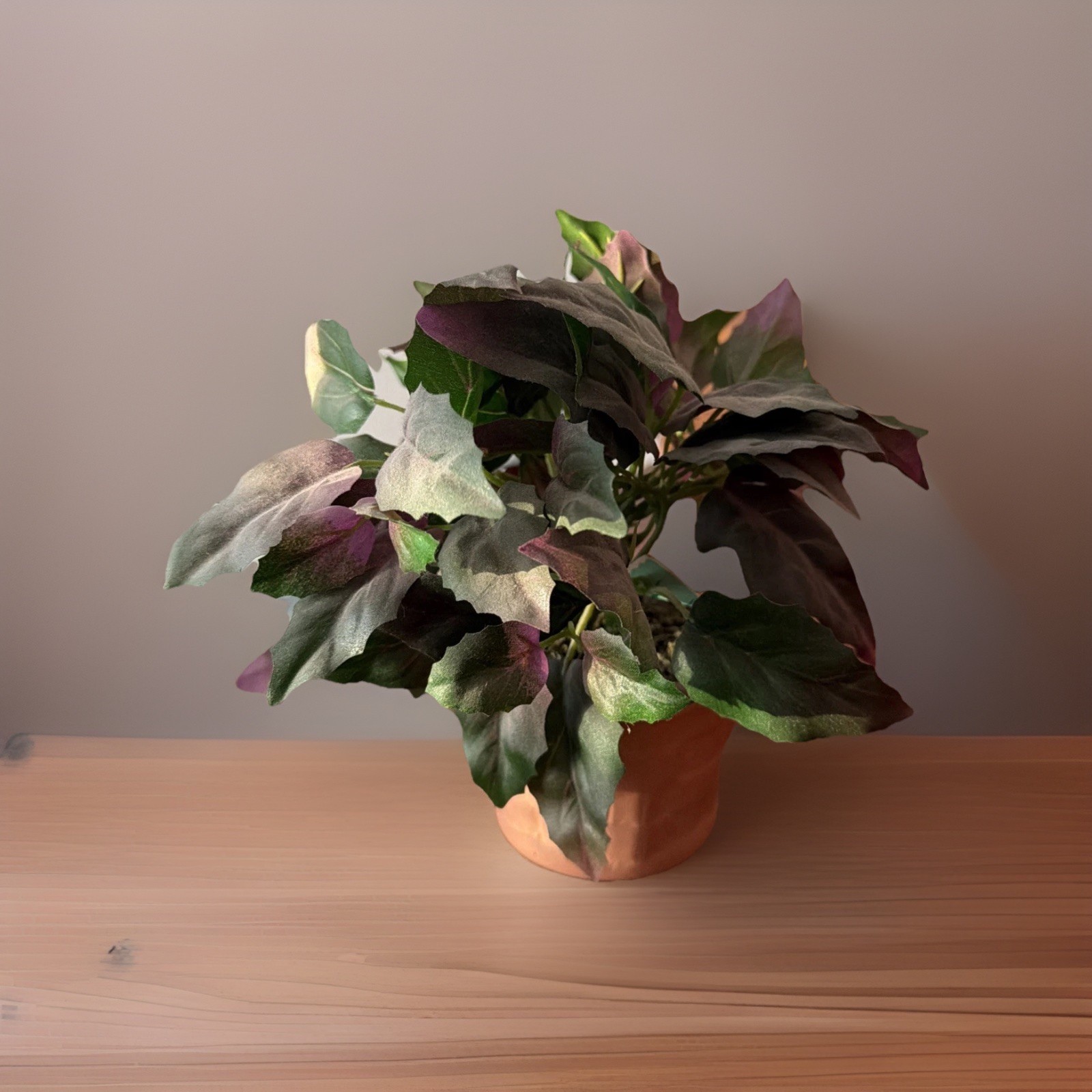 Nature’s Garden Artificial Flowers in Clay Basket