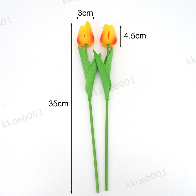 Tulip Flowers Artificial Tulip Bouquet PE Foam Fake Flower Wedding Decor Garden