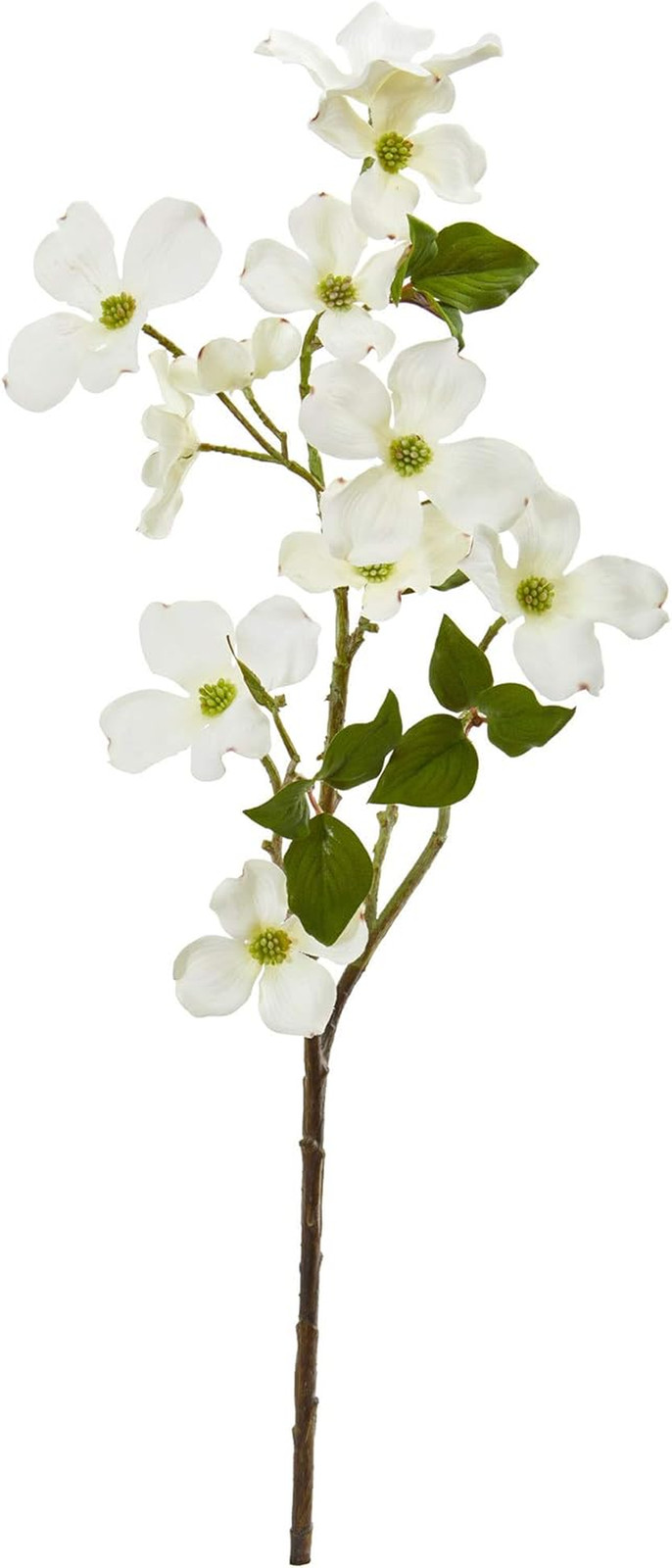 Set of 12 26-Inch Dogwood Artificial Flowers for Home Decor