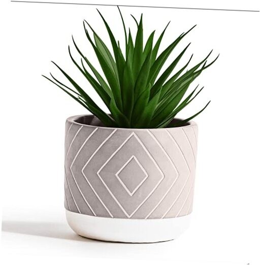 8″ x 4.5″ Beautiful Fake Plant | Artificial Potted Plant Decor | Faux