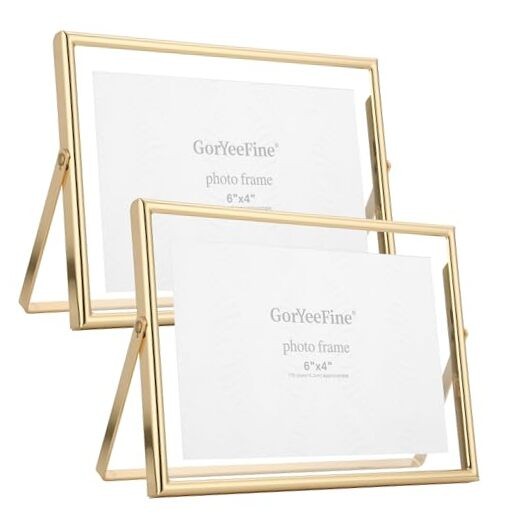 Gold 7×5″ Floating 7x5Inch(Horizontal) For 6x4Inch 2PK Light Gold