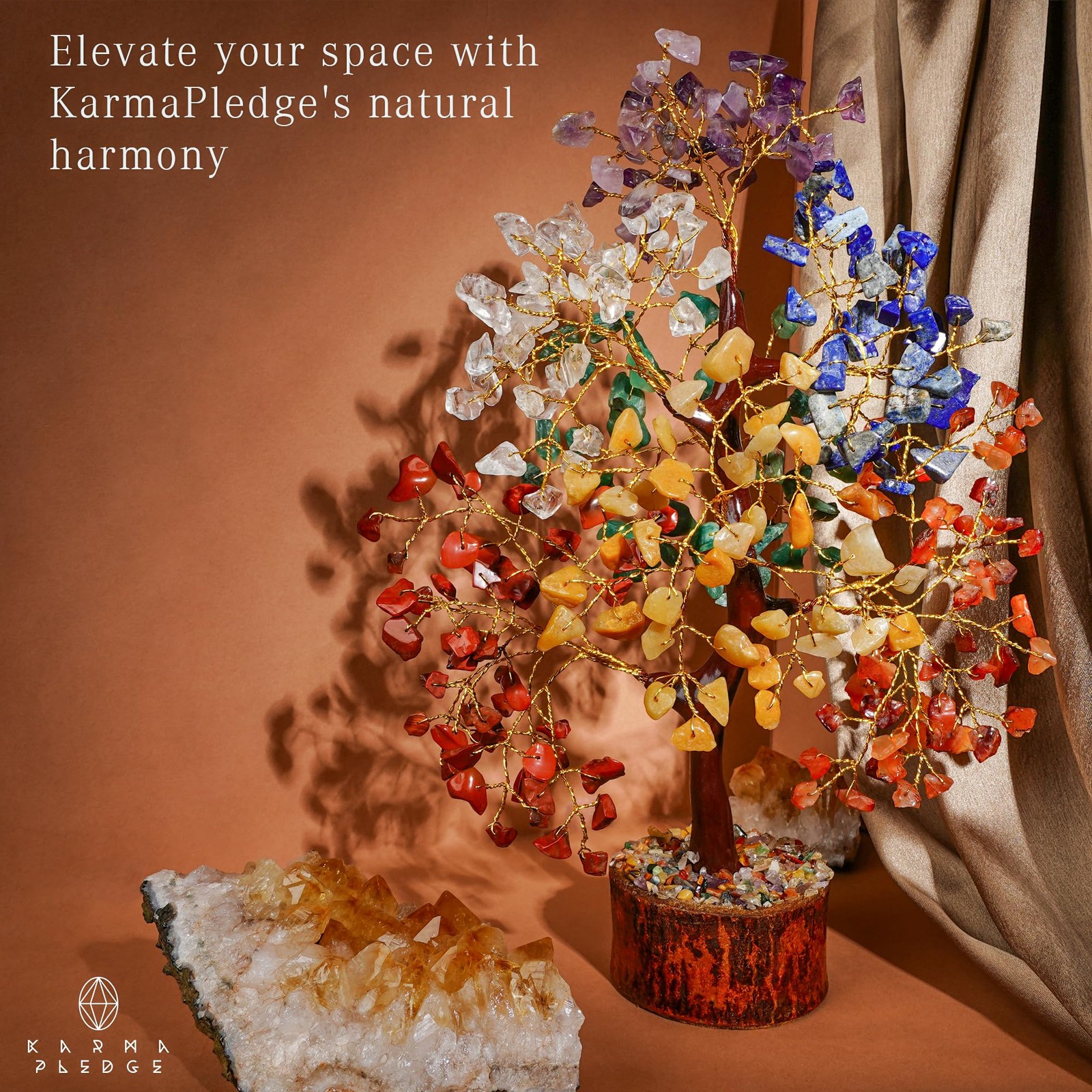 Crystal Tree of Life Chakra Gem Decor