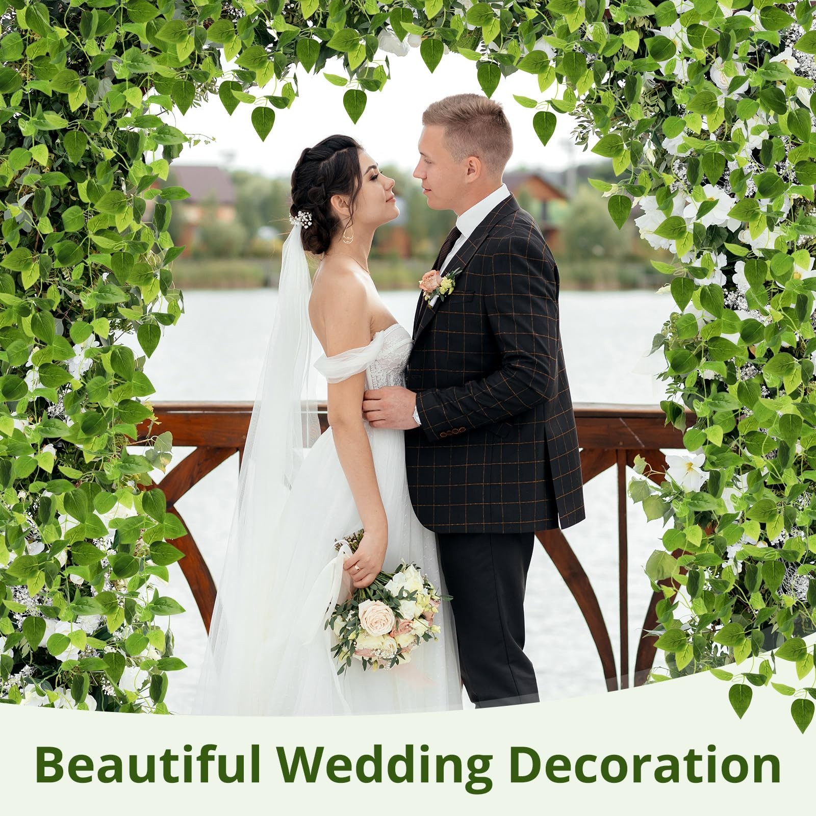 36 Pcs Artificial Hanging Plants 3.6FT Fake Hanging Plants for Living Room, F…